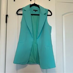 Michel design bright blue vest
